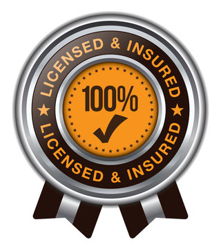 Licensed & Insured Badge